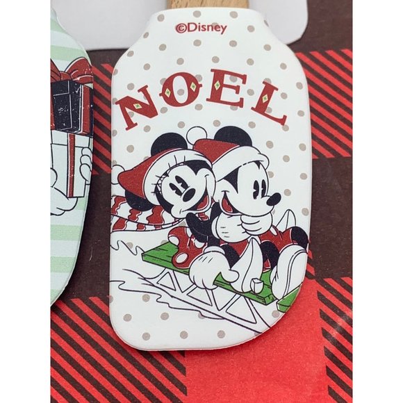 Disney Mickey & Minnie Mouse Christmas 4 Pack Mini Spatula Set - Picture 7 of 9